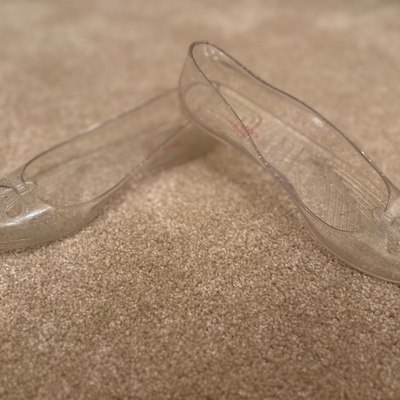 Xhilaration Clear Women's Jelly Flats with Bow Detail - Picture 4 of 4